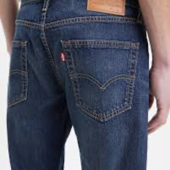 502™ TAPER FIT SELVEDGE MEN'S JEANS, 33X30 GREAT CONDITION - Picture 3 of 4